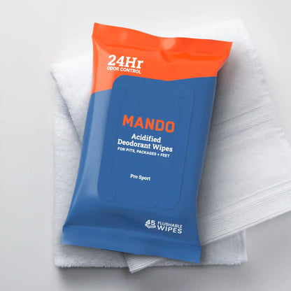 45CT Wipes | Acidified Deodorant Wipes