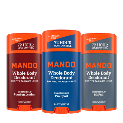 Aluminum Free Solid Deodorant 3-Pack