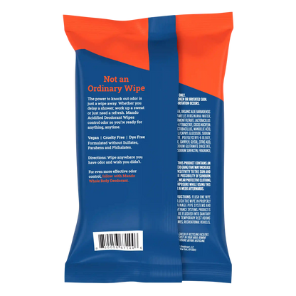 45CT Wipes | Acidified Deodorant Wipes