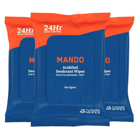 3-pack 15CT Wipes | Acidified Deodorant Wipes