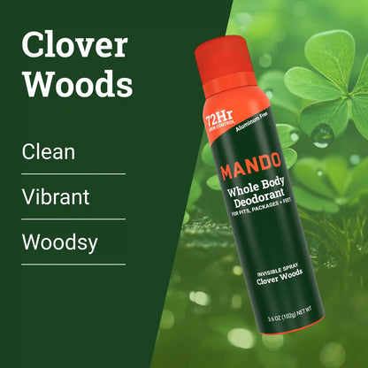 Clover Woods | Aluminum Free Spray Deodorant