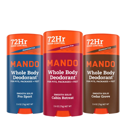 Aluminum Free Solid Deodorant 3-Pack