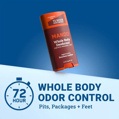 Bourbon Leather | Aluminum Free Solid Deodorant