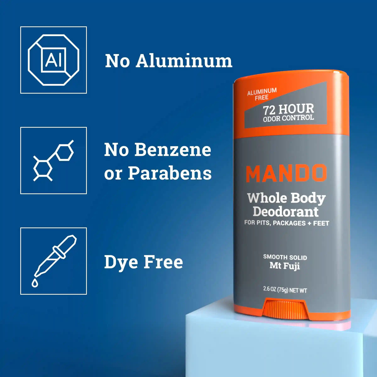 Mt Fuji | Aluminum Free Solid Deodorant