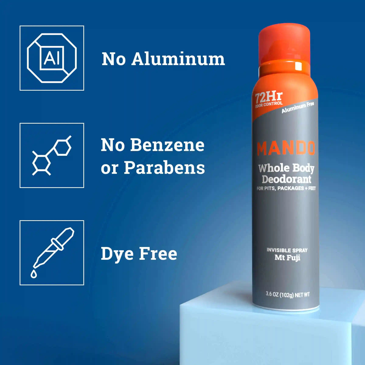 Mt Fuji | Aluminum Free Spray Deodorant