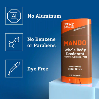 Cedar Grove | Aluminum Free Solid Deodorant