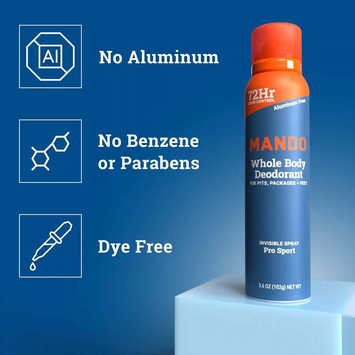 Pro Sport | Aluminum Free Spray Deodorant