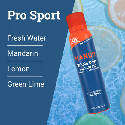 Pro Sport | Aluminum Free Spray Deodorant