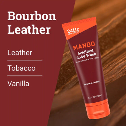 Bourbon Leather | Acidified Body Wash