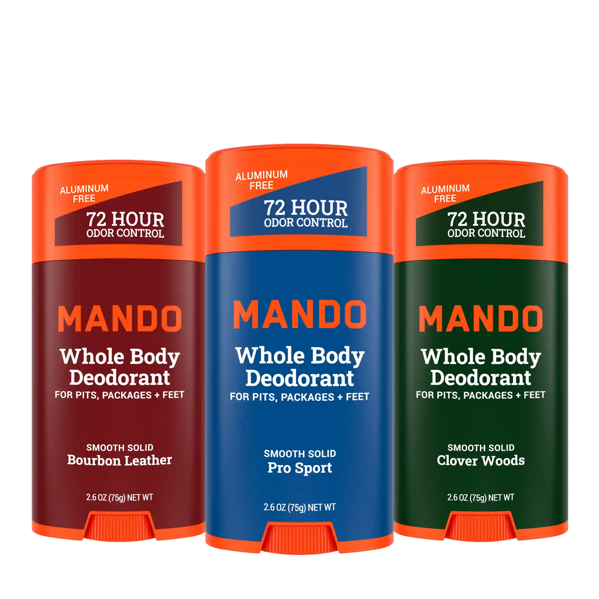 Aluminum Free Solid Deodorant 3-Pack