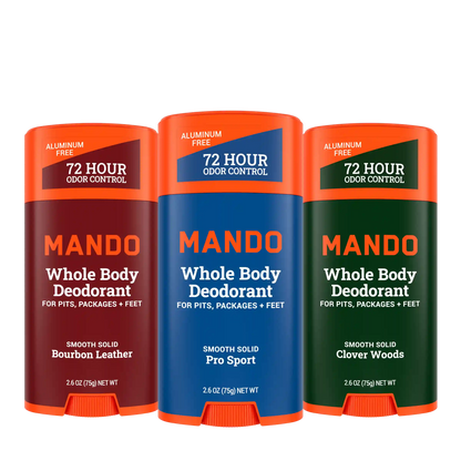 Aluminum Free Solid Deodorant 3-Pack