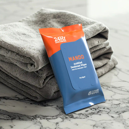 45CT Wipes | Acidified Deodorant Wipes