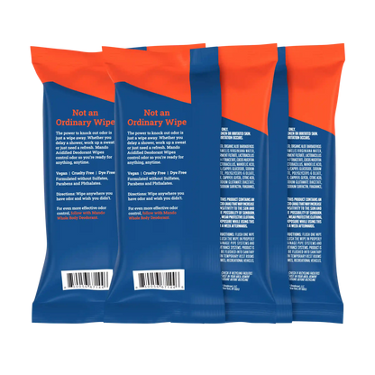 45CT Wipes | Acidified Deodorant Wipes 3-Pack